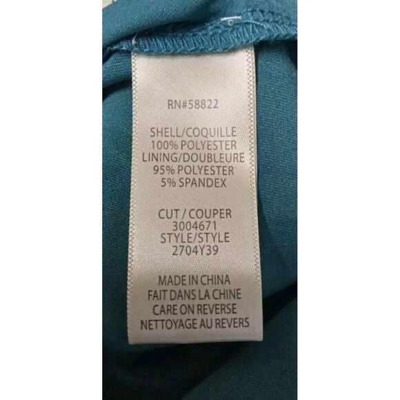 Maxi Studio Blouse Size S Flare Sleeves Lined Elastic Hem Paisley NEW - Picture 11 of 12